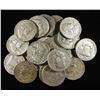 Image 1 : (20) 90% SILVER FRANKLIN HALF DOLLARS