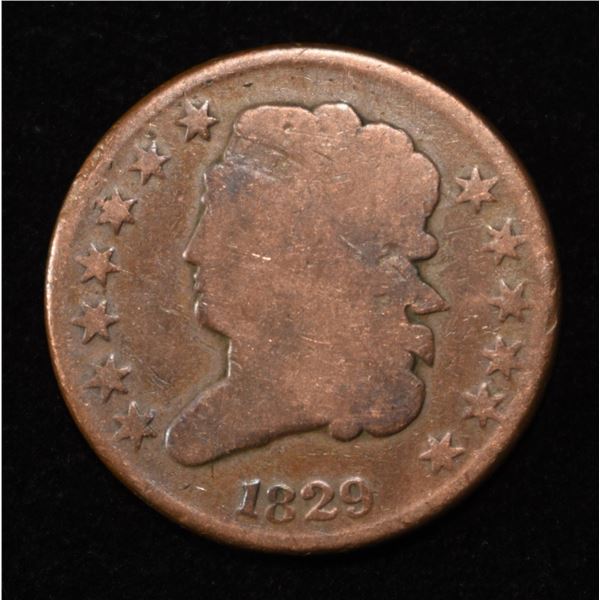 1829 HALF CENT GOOD