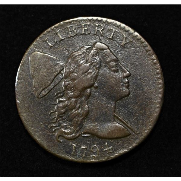 1794 LARGE CENT VF/XF