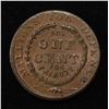 Image 2 : 1863 CIVIL WAR TOKEN "NOT ONE CENT" BU RB
