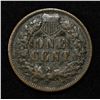 Image 2 : 1872 INDIAN CENT VF DARK