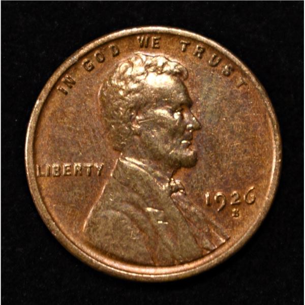 1926-S LINCOLN CENT CH AU