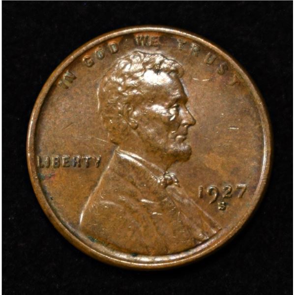 1927-S LINCOLN CENT BU