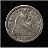 Image 1 : 1853 SEATED LIBERTY HALF DIME WITH ARROWS XF/AU