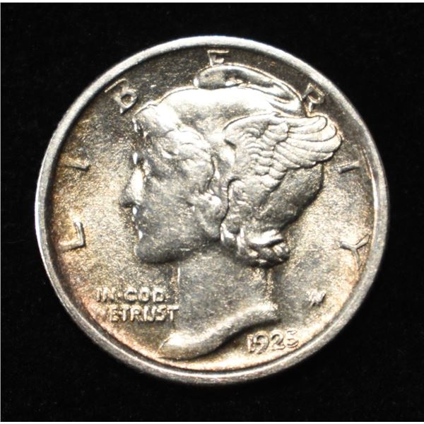 1925-D MERCURY DIME XF/AU