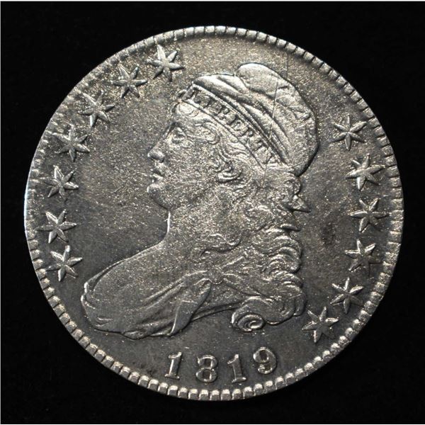 1819 CAPPED BUST HALF DOLLAR AU/BU