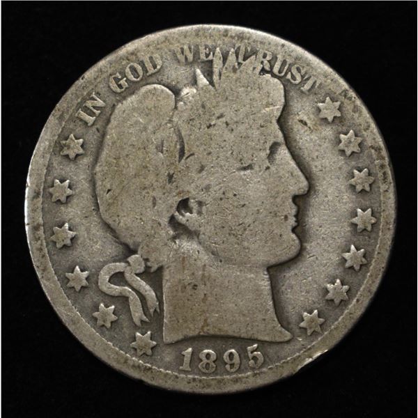 1895-O BARBER HALF VG