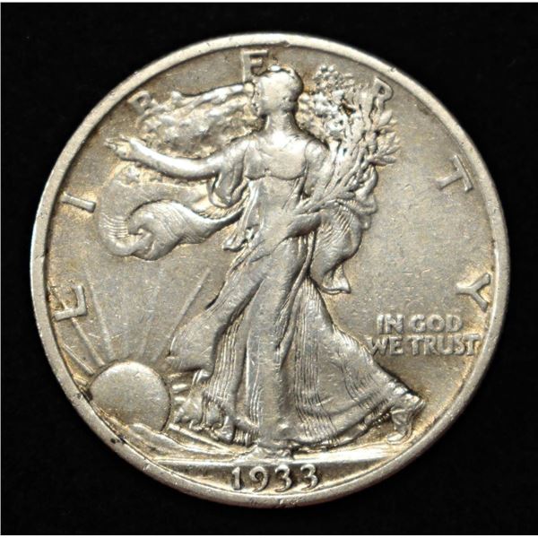 1933-S WALKING LIBERTY HALF DOLLAR