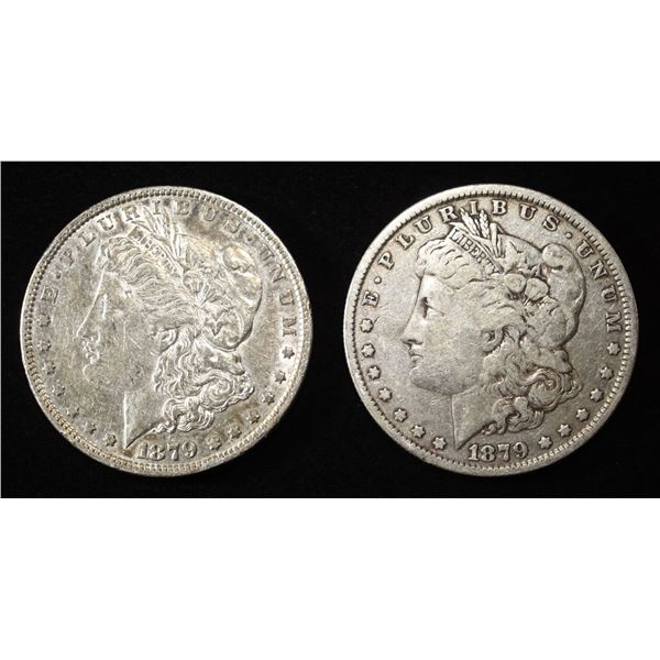 (2) 1879 MORGAN DOLLARS