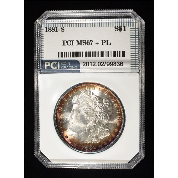 1881-S MORGAN DOLLAR SUPERB GEM BU PL