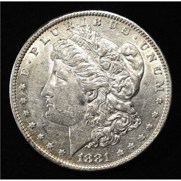 1881-O MORGAN DOLLAR AU/BU