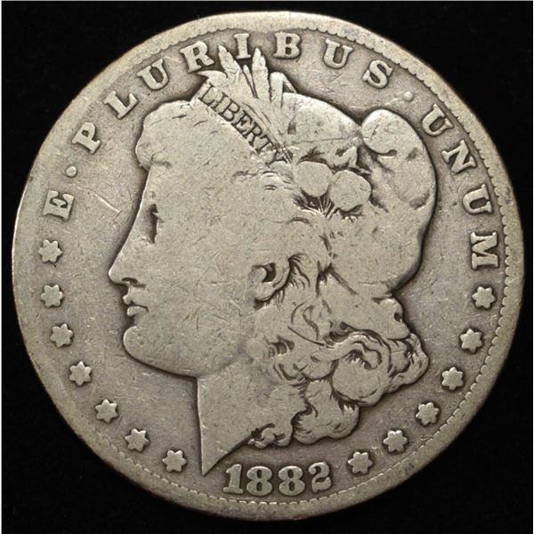 1882-CC MORGAN DOLLAR VG