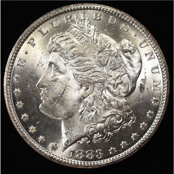 1883-CC MORGAN DOLLAR GEM BU