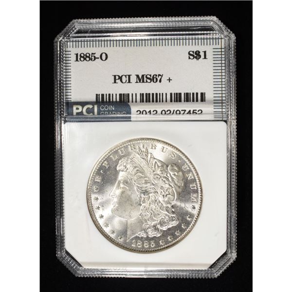 1885-O MORGAN DOLLAR SUPERB GEM BU