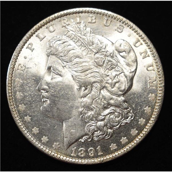 1891 MORGAN DOLLAR CH BU