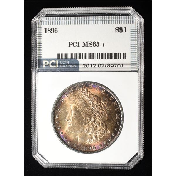 1896 MORGAN DOLLAR GEM BU+