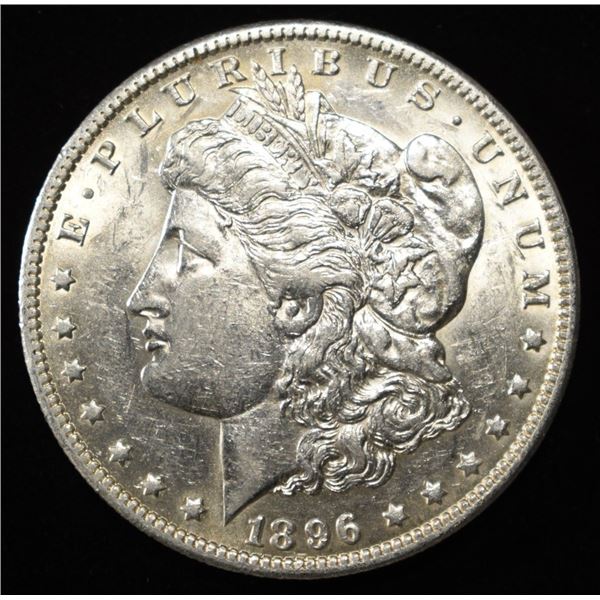 1896-O MORGAN DOLLAR AU/BU