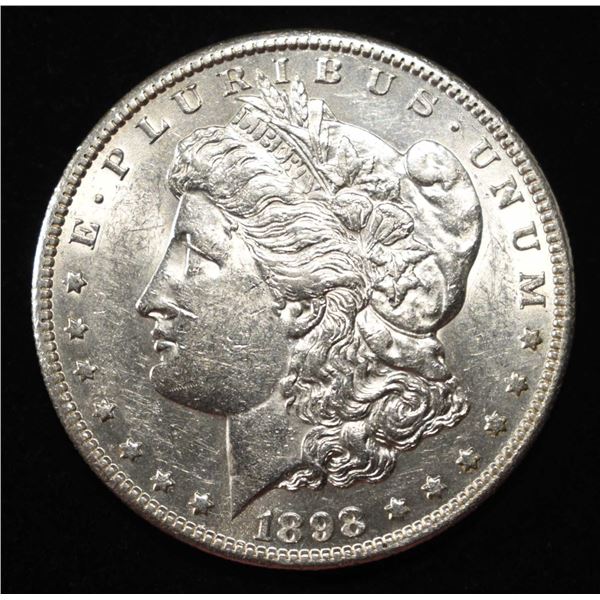 1898-S MORGAN DOLLAR AU/BU
