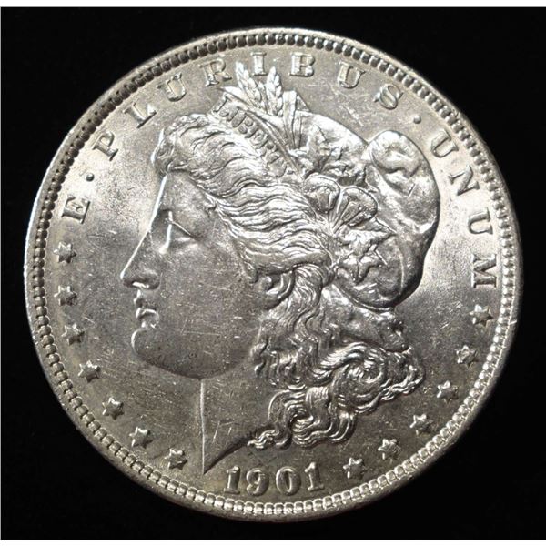 1901 MORGAN DOLLAR AU/BU