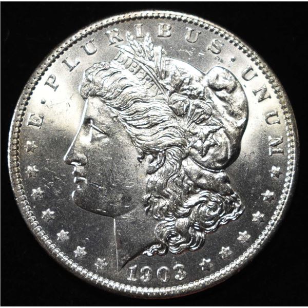 1903-0 MORGAN DOLLAR GEM BU