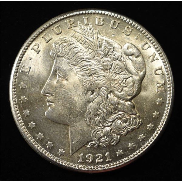 1921-S MORGAN DOLLAR CH BU