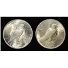 Image 2 : (2) 1923 PEACE DOLLARS