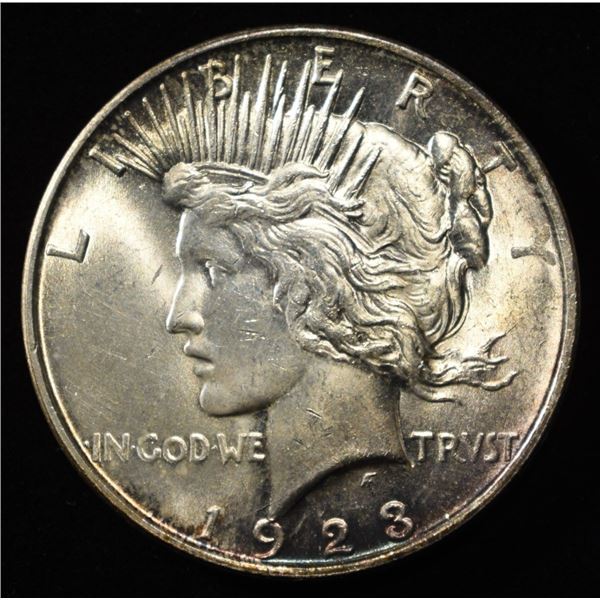 1923-D PEACE DOLLAR AU/BU
