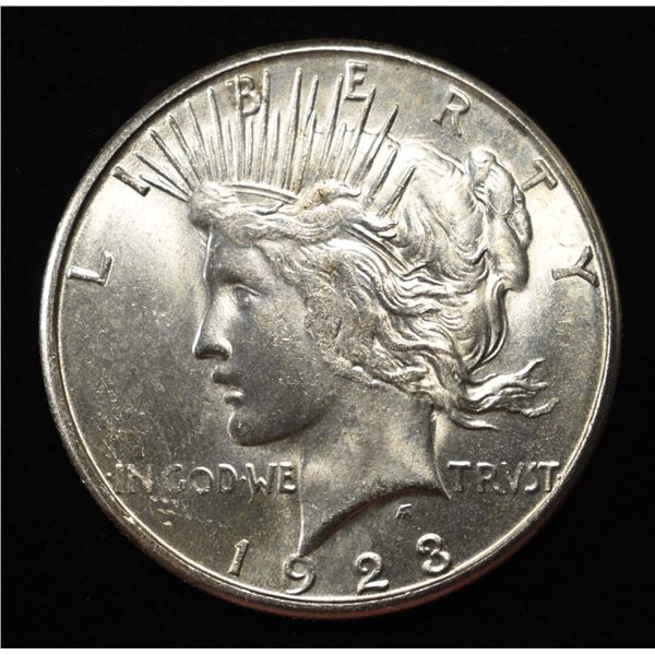 1923-S PEACE DOLLAR CH/GEM BU