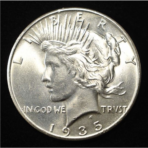 1935 PEACE DOLLAR CH/GEM BU