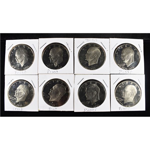 (8) 1976 EISENHOWER DOLLARS, PROOF
