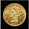 Image 1 : 1907 $2.5 LIBERTY GOLD GEM BU
