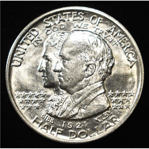 1921 ALABAMA COMMEM HALF DOLLAR GEM BU