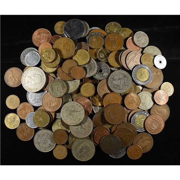 5 LBS MIXED FOREIGN COINS