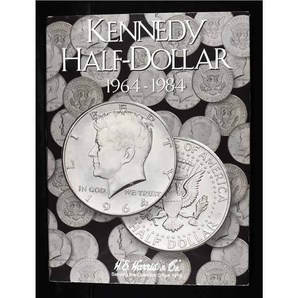 H.E. HARRIS&CO KENNEDY HALF DOLLAR COMPLETE ALBUM