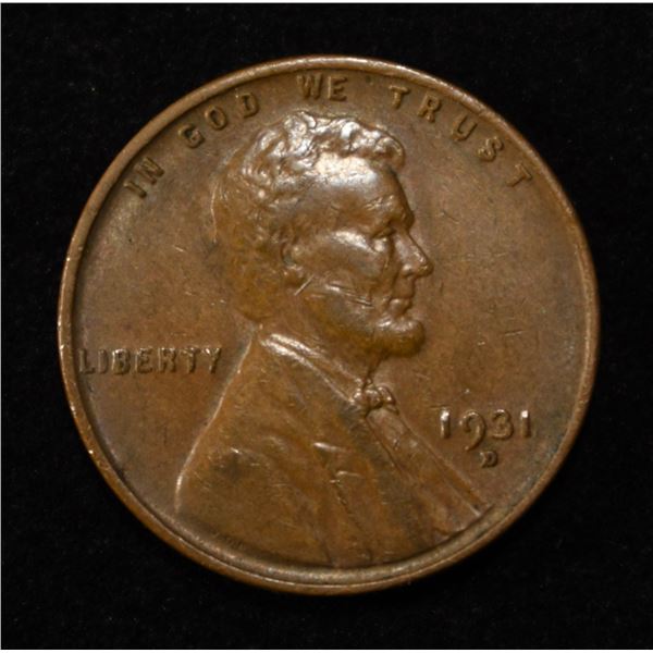 1931-D LINCOLN CENT AU