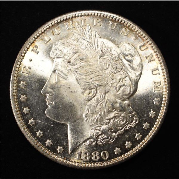 1880-S MORGAN DOLLAR GEM BU