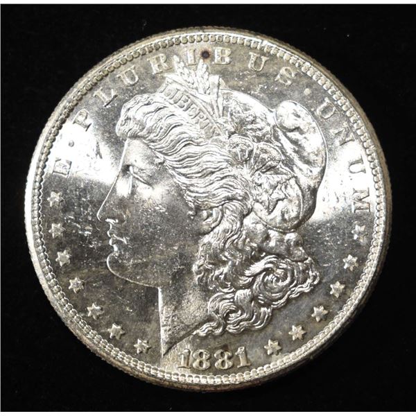 1881-S MORGAN DOLLAR CH BU