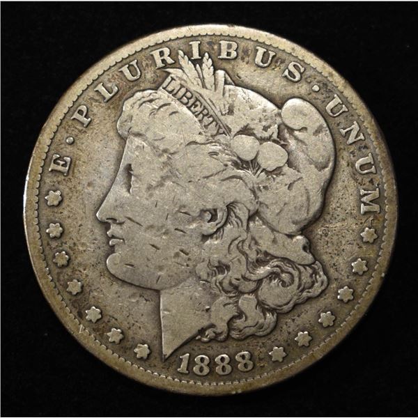 1888-S MORGAN DOLLAR VG