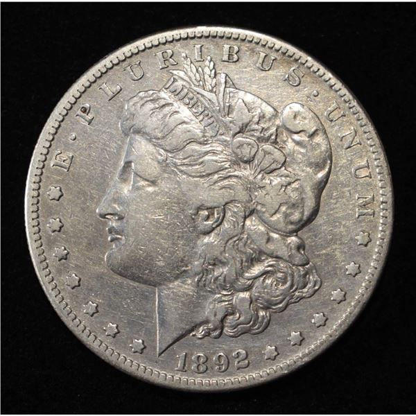 1892-S MORGAN DOLLAR XF
