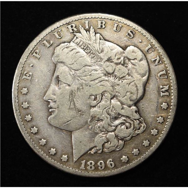 1896-S MORGAN DOLLAR FINE