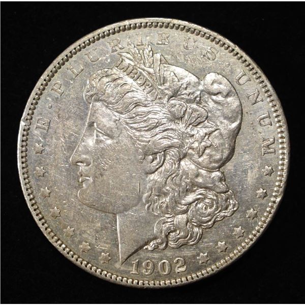 1902 MORGAN DOLLAR CH AU