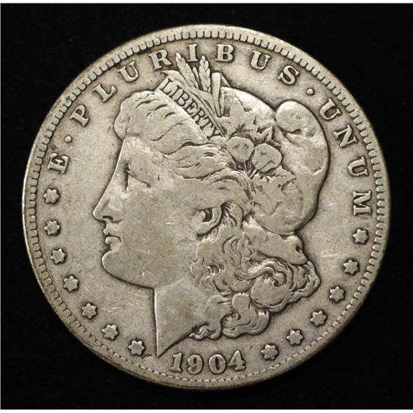 1904-S MORGAN DOLLAR FINE