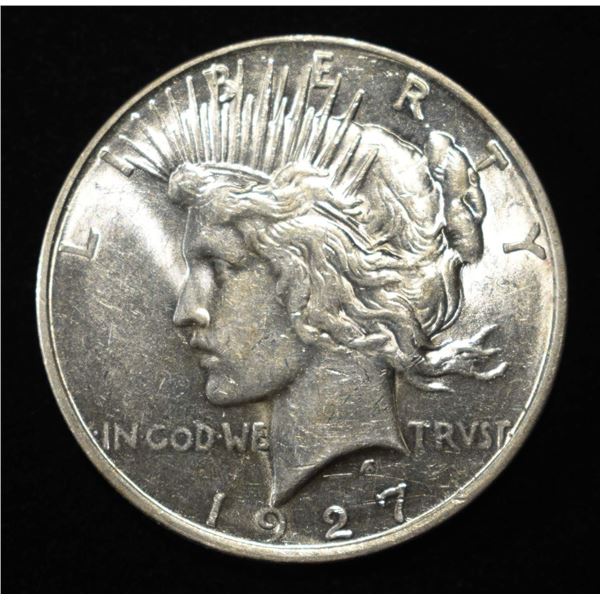 1927-D PEACE DOLLAR AU/BU