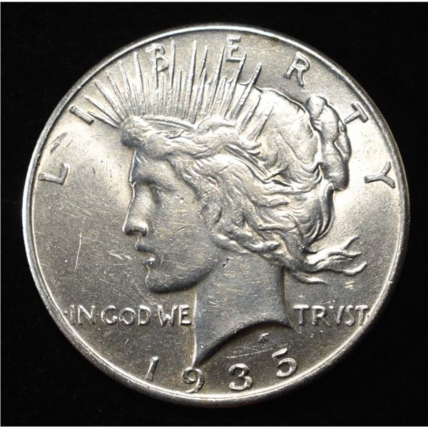 1935 PEACE DOLLAR BU