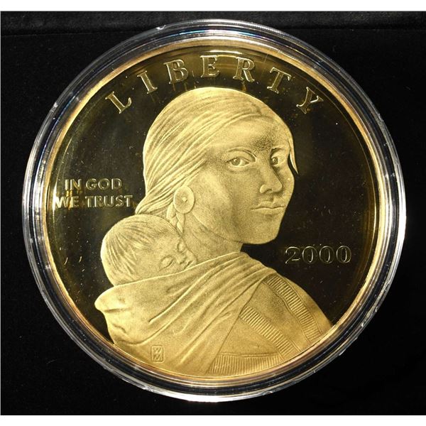 4 OZ .999 SILVER SACAGAWEA LIKE ROUND