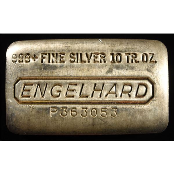 (1) 10 OZ .999 SILVER BAR