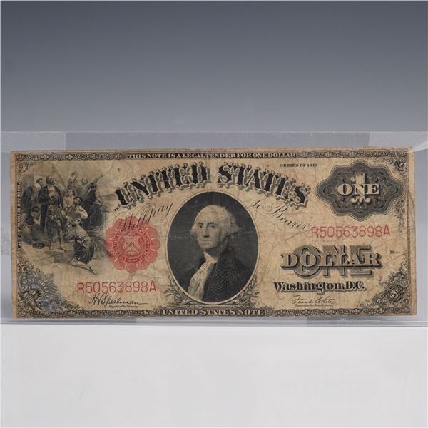 1917 $1 United States "Sawhorse" Banknote