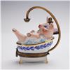 Image 2 : BRC Limoges France Pig In Bath Tub Treasure Box