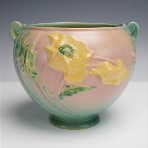 Vintage Roseville Pottery Morning Glory Jardiniere 642-5