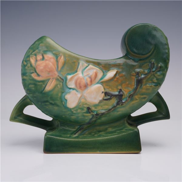 Roseville Pottery Magnolia Green Vase 183-6